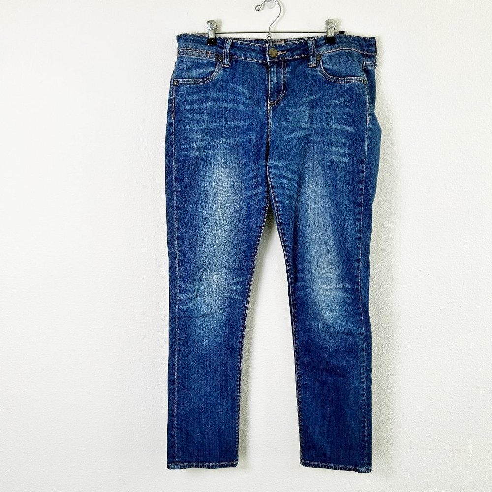 Kut from the Kloth Jeans Size 8 Blue Denim Stretch Straight Leg KP696MA2N